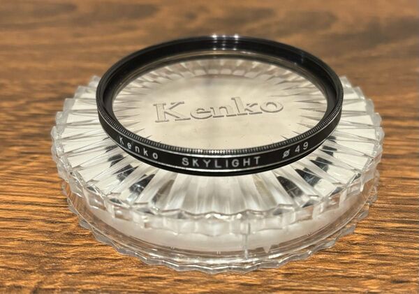 未使用美品 Kenko SKYLIGHT 49mm 保護フィルター ケンコー