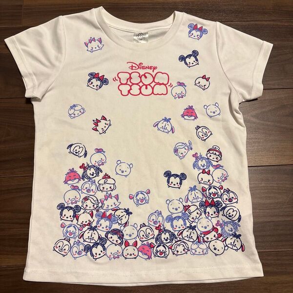 キッズ服 半袖Tシャツ トップス 140 女の子 ディズニー 白