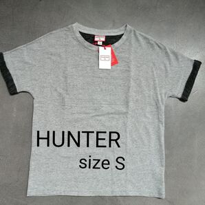 HUNTER ハンター 半袖Tシャツ ユニセックス サイズS グレー スウェット生地