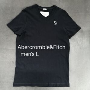 Abercrombie&Fitch アバクロンビーアンドフィッチ 半袖Tシャツ メンズL 185/104Y ネイビー