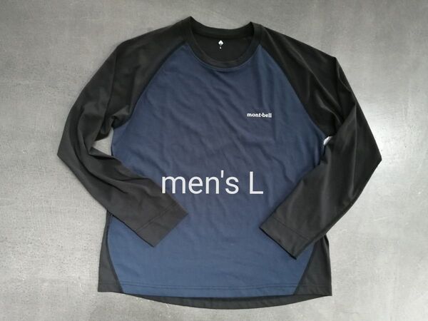 mont-bell モンベル 長袖Tシャツ メンズL ラグランロングスリーブTシャツ