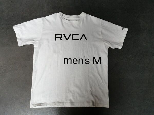 RVCA ルーカ 半袖Tシャツ メンズM オーバーサイズ オフホワイト
