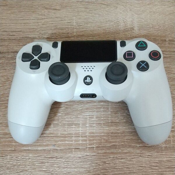 美品 PS4 ワイヤレスコントローラー DUALSHOCK4 CUH-ZCT2J ホワイト SONY 白 純正 ソニー