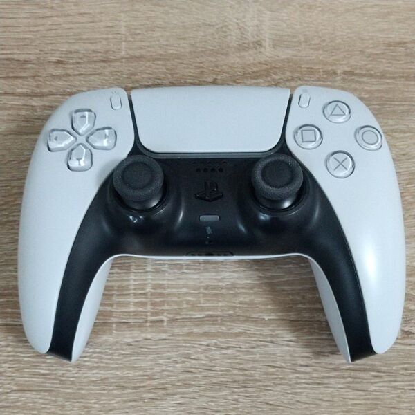 良品 PS5 ワイヤレスコントローラー DualSense CFI-ZCT1J SONY ホワイト プレステ5 純正 白