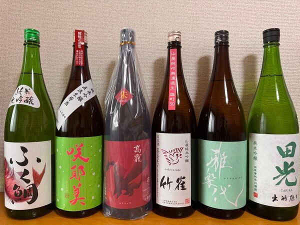 日本酒6本セット 1800ml