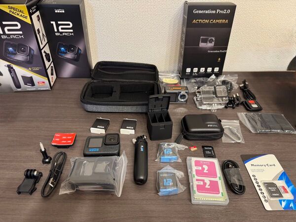 超特価!GoPro12Black 特別パッケージ とgeneration pro2.0のセット売り