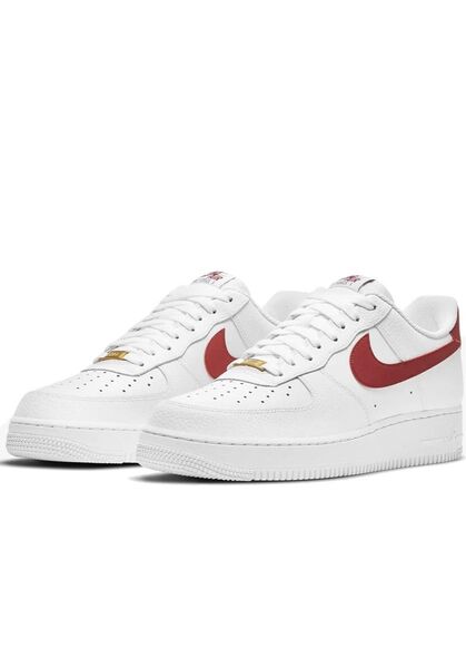 NIKE AIR FORCE 1 '07 PRM "WHITE/TEAM RED" 27.5cm