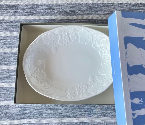 WEDGWOOD ウェッジウッド ストロベリー&バイン オーバルボウル 美品
