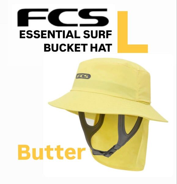 FCS Essential Surf Bucket Hat Butter. L