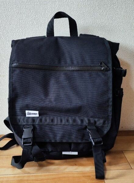 ロードランナーバッグ バックパック リュック ROADRUNNERBAGS ジム ロールトップ ブラック 黒