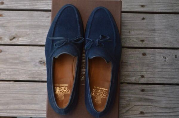 CROCKETT&JONES HAYLING 7.5E ネイビー ローファー