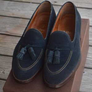 ALDEN タッセルローファー 8D ネイビー オールデン