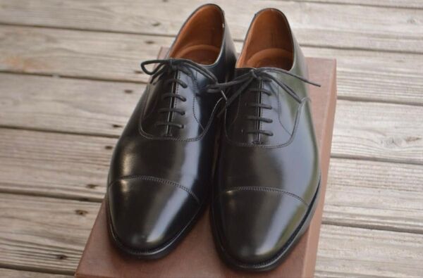 CROCKETT&JONES CONNAUGHT 5.5E ブラック ストレートチップ コノート