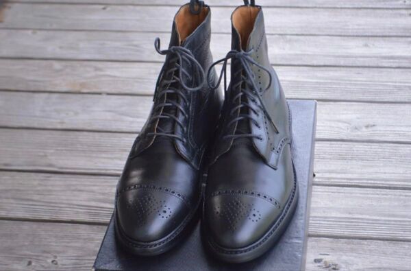 CROCKETT&JONES ブーツ US9D/UK8.5 ブラック ブルックスブラザーズ