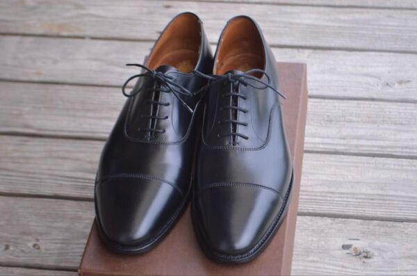 CROCKETT&JONES CONNAUGHT 7E ブラック ストレートチップ コノート