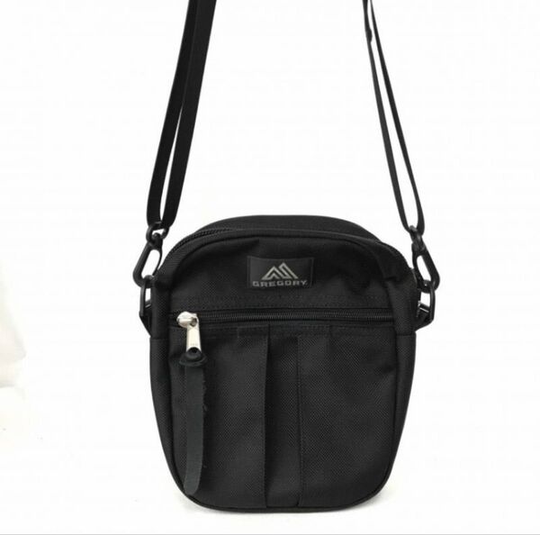 《極美品》GREGORYグレゴリークイックポケットLハードナイロンHD黒 ショルダーバッグ