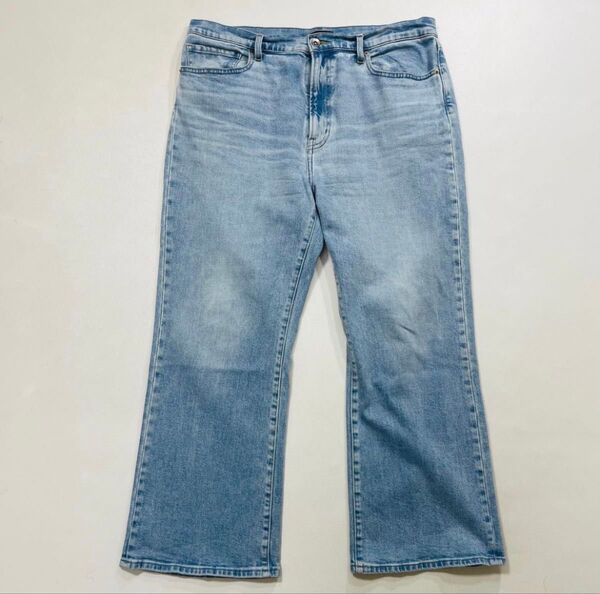 《極美品》UNIQLOユニクロ デニムフレアハイライズ ジーンズ W34 廃盤商品