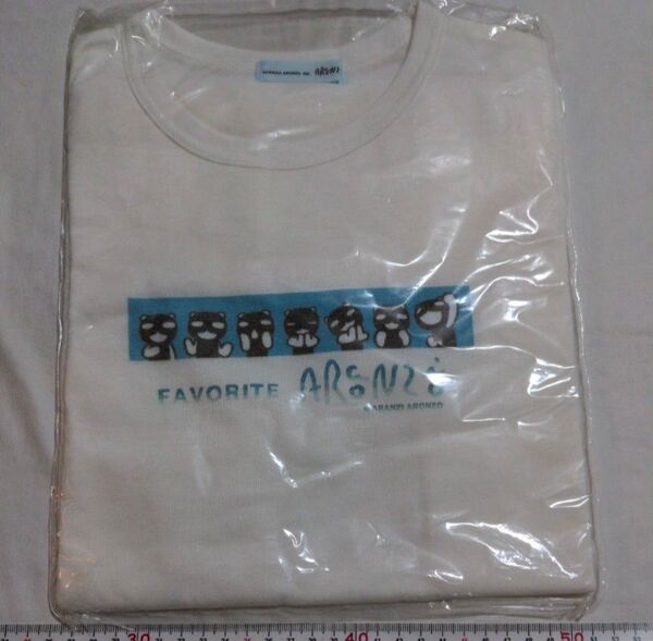 新品★アランジアロンゾ 半袖Tシャツ★スペシャルTシャツ 黒パンダ団★白 廃盤 初期レア?МかLサイズ