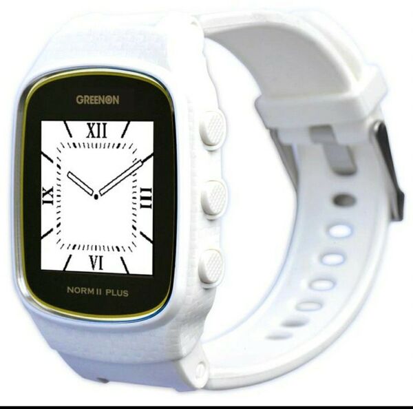 グリーンオン ザ・ゴルフウォッチ ノルムIIプラス GreenOn THE GOLF WATCH NORM II PLUS 白