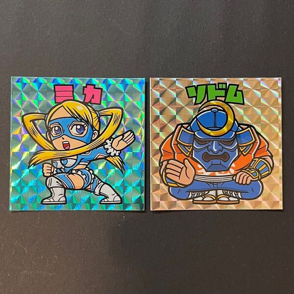 ストリートファイターZERO 特典シール ソドム ミカ グリーンハウス