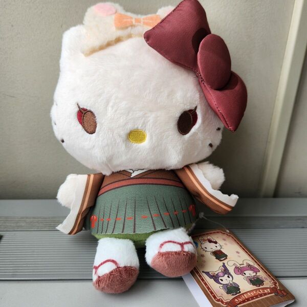 サンリオキャラクターズ もふ耳レトロロリヰタドール ハローキティ ぬいぐるみ キティ