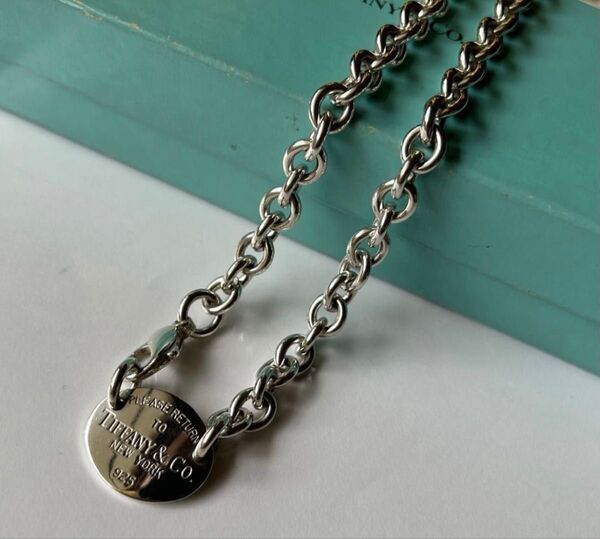 Tiffany ティファニーリターントゥオーバルタグネックレス シルバー925