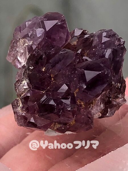 国産鉱物 荒川鉱山 紫水晶クラスター(特濃!)