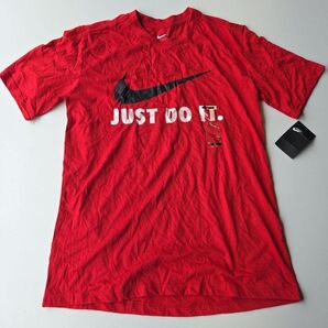 Nike JUST DO IT. Tシャツ レッド 新品タグ付き L サイズ