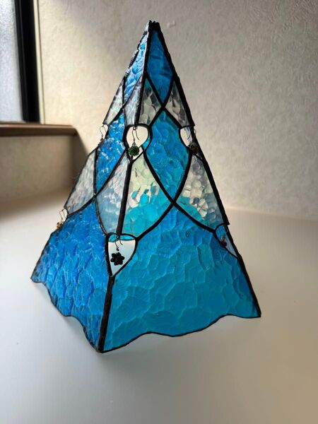 ステンドグラス置物 ハンドメイド ステンドグラス