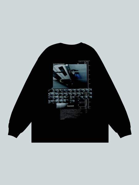 フェイクドキュメンタリーQ BASEMENT L/S T-shirts Tシャツ ロングスリーブ ホラーTシャツ 映画Tシャツ