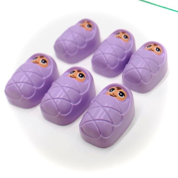 【新品】レゴ フレンズ赤ちゃん人形 パープル 6体セット 正規品