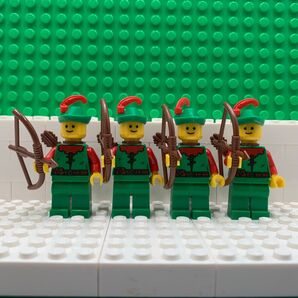 【新品】LEGO ミニフィグ フォレストマン 森の狩人 4個セット 正規品