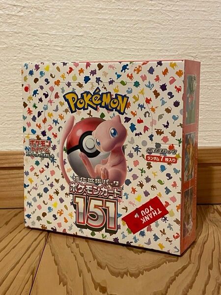 ポケモンカードゲーム スカーレット&バイオレット 強化拡張パック ポケモンカード151 1BOX シュリンク付き