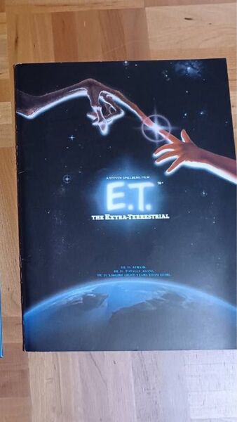 E.T. 映画パンフレット 当時物