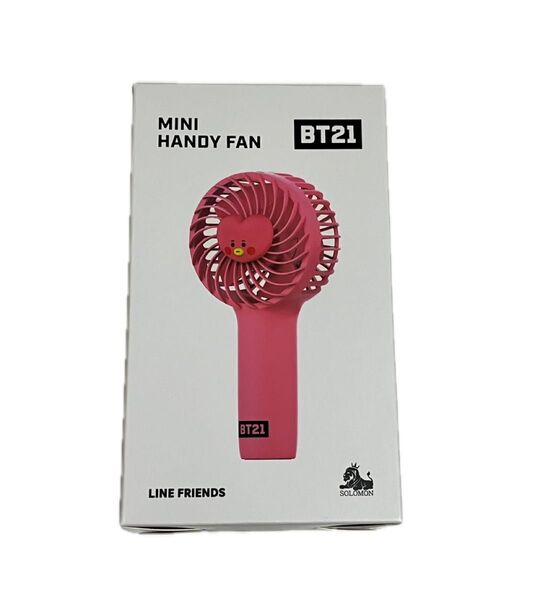 BT21 公式 ミニハンディファン TATA Baby タタ BTS V テヒョン ミニ携帯扇風機 充電式