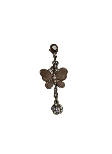 ANNA SUI バタフライチャーム アナスイ 蝶 薄紫