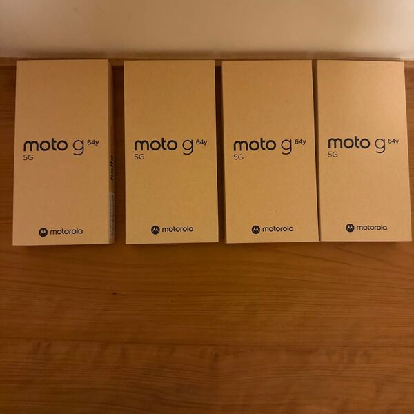 moto g64y 5G スペースブラック1台 シルバーブルー 2台 バニラクリーム1台 計4台