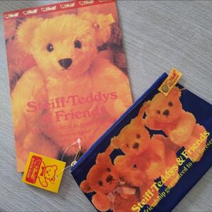 !入手困難レア!●新品●Steiff テディベア ペンケース 便箋