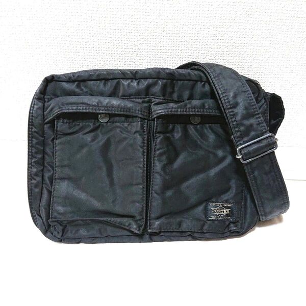 PORTER ポーター TANKER タンカー ショルダーバッグL 2層 ブラック 吉田カバン
