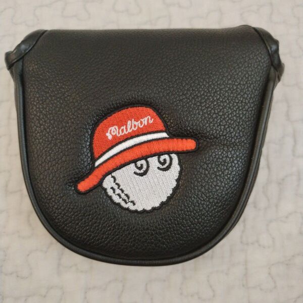 美品 パターカバー マルボンゴルフ Malbon マレットタイプ