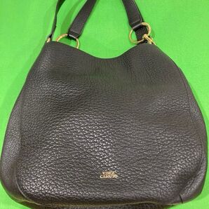 VINCE CAMUTO ショルダーバッグ ブラック レザー 送料込み料金