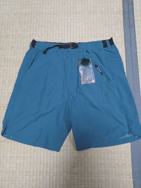 ワークマン エックスシェルター 暑熱 ショートパンツ レイクグリーン L 新品