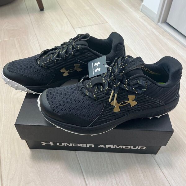 アンダーアーマー UNDER ARMOUR UAヤード ターフ ベースボール メンズ 27.5cm ブラック/ゴールド