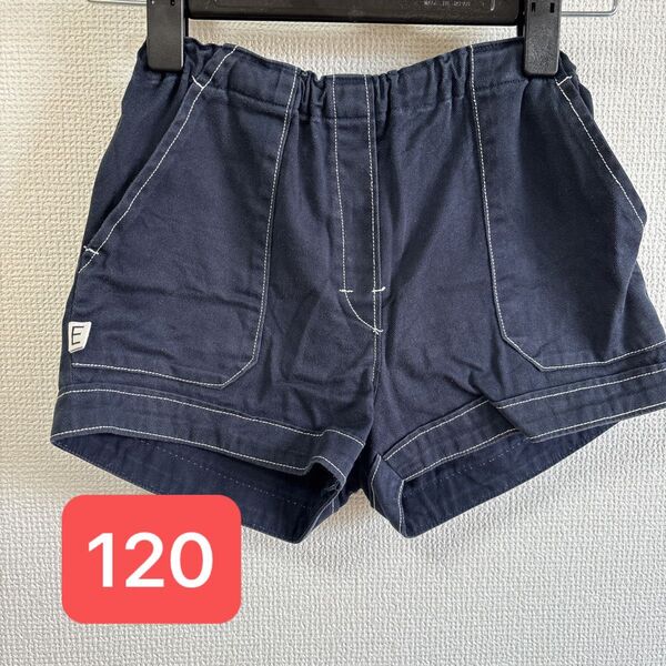 キッズ ショートパンツ ネイビー ステッチ 短パン 夏服 ショーパン ズボン 女の子