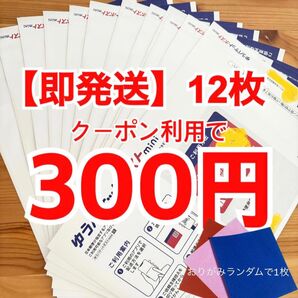 【即発送】ゆうパケットポストmini ゆうパケットポストミニ 12枚 おりがみランダムで1枚