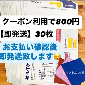 【即発送】ゆうパケットポストmini ゆうパケットポストミニ 30枚 おりがみランダムで1枚
