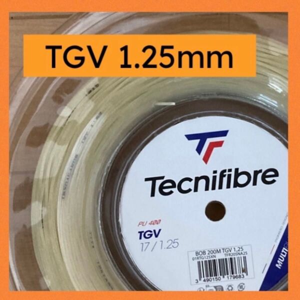 6 張分 テクニファイバー TGV 1.25mm ノンパッケージ ガット
