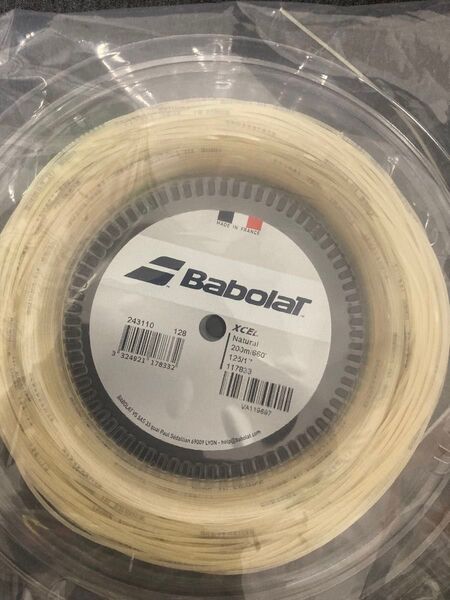 バボラ Xcel エクセル 1.25mm ロール 200m テニスガット
