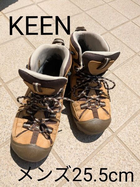 KEEN トレッキングシューズ 登山靴メンズ25.5cm