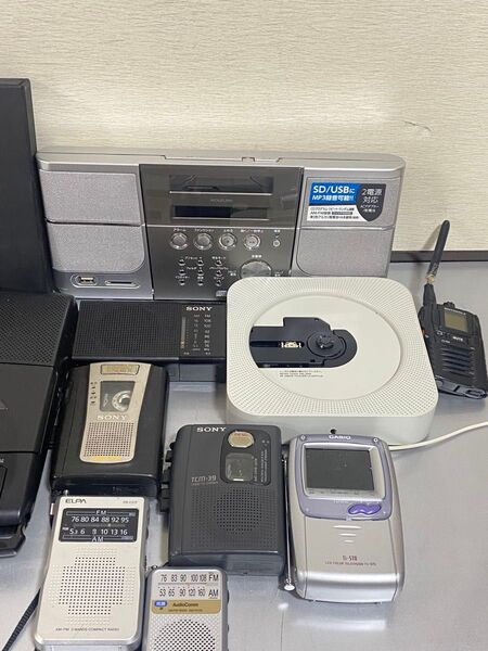 壁掛式 CDプレーヤーラジオ CPD-4 ラジオSony ジャンク10セット